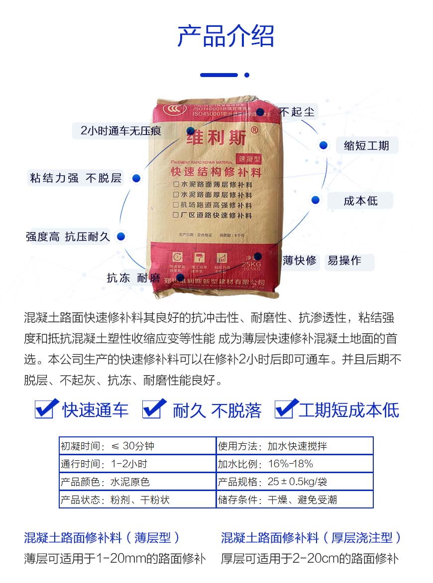 路面修補料